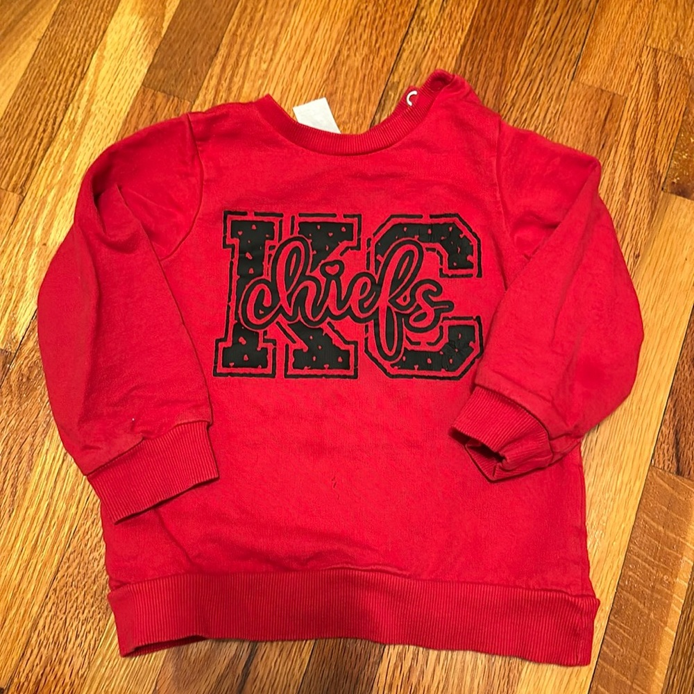 Children’s Kansas City chiefs sweat shirt